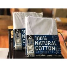 Set 2 áo lót nam 100% cotton kháng khuẩn